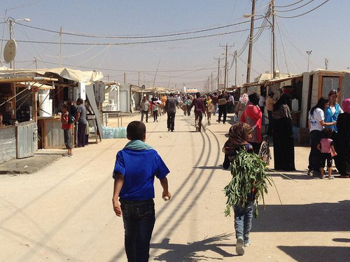 Flüchtlingslager Zaatari 2013 Foto: Foreign and Commonwealth Office / flickr (CC BY-ND 2.0)