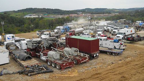 Fracking-Arbeiten Foto: Wikimedia/US Geological Deportment