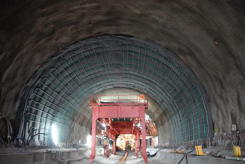 Tunnel-BAustelle in Stuttgart Foto: SSB